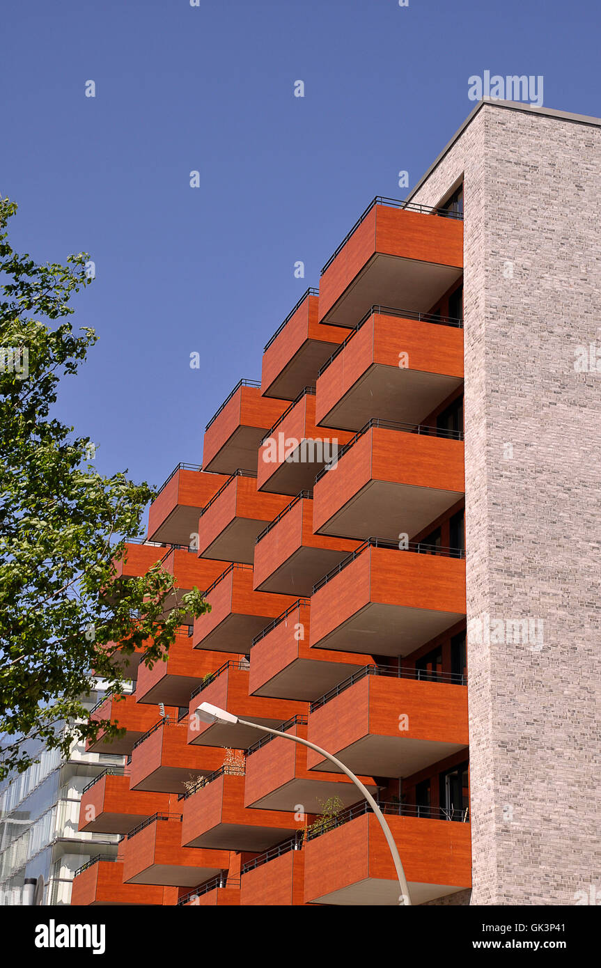 Casa edificiio multipiano edificio multipiano Foto Stock