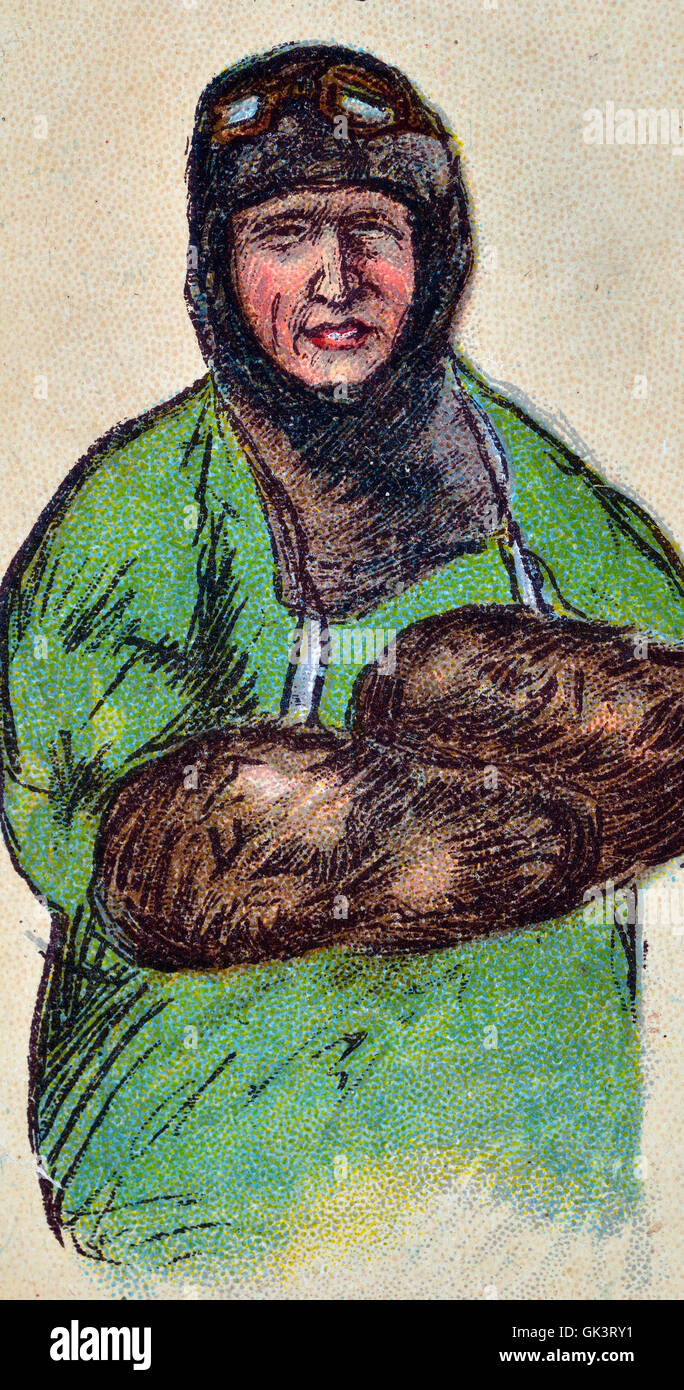 Lieut Bowers. Giocatore di sigarette card Foto Stock