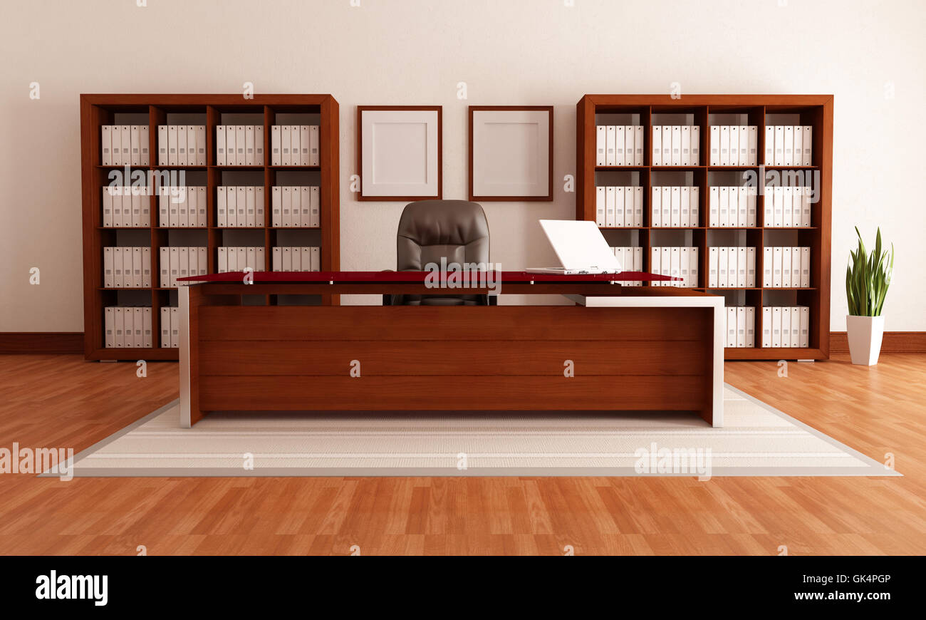 Poltrona ufficio prenota Foto Stock