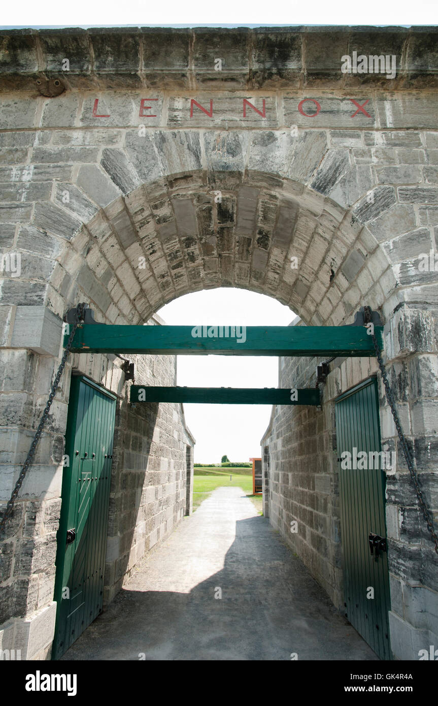 Fort Lennox - Québec - Canada Foto Stock