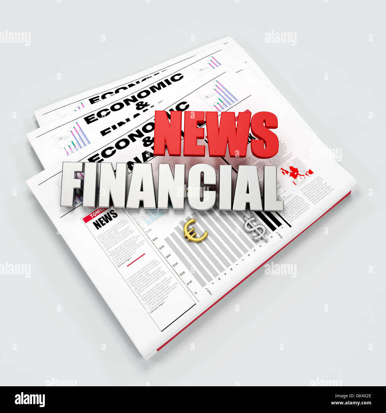 Giornale rivista finanziaria Foto Stock