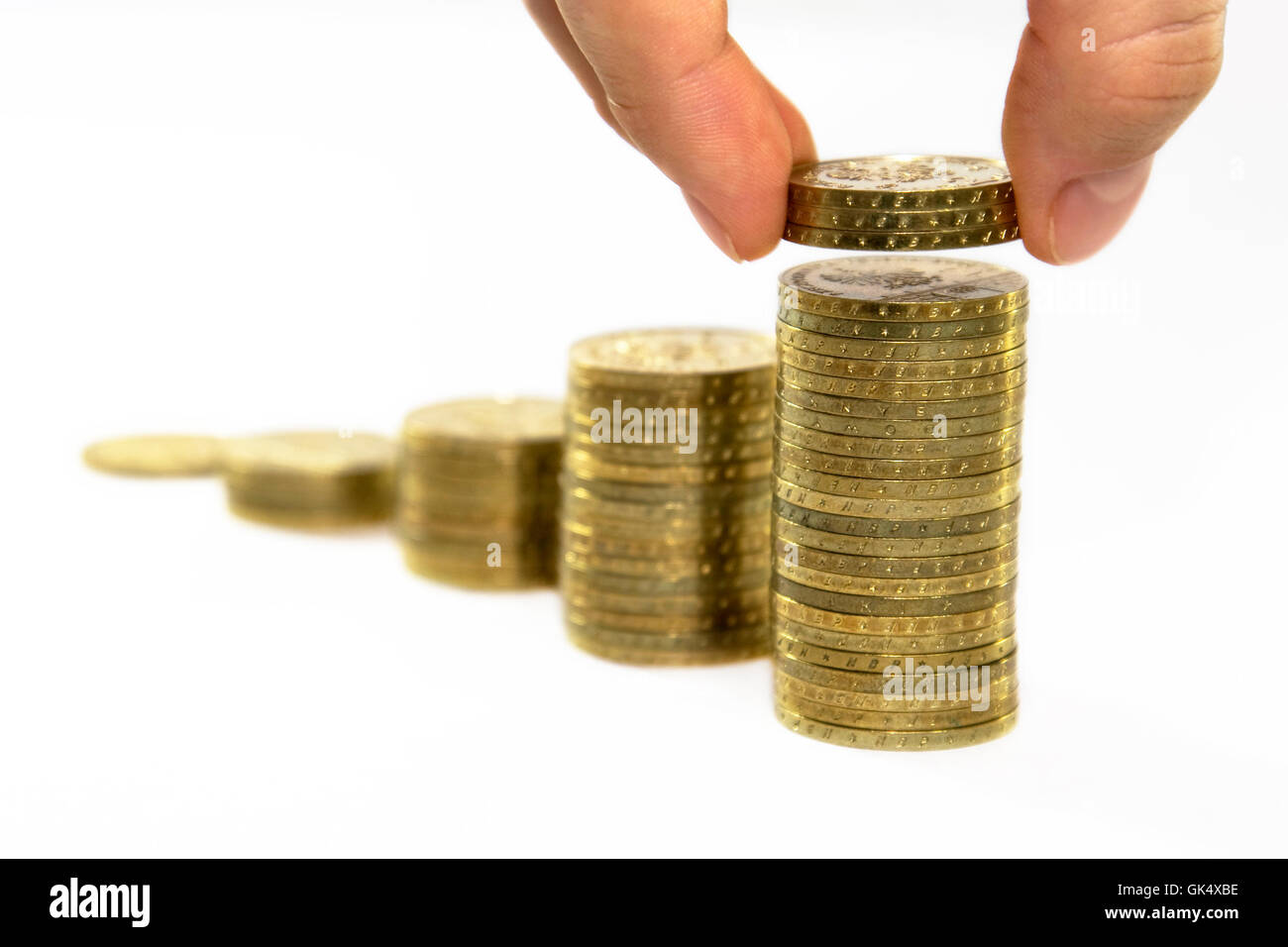 I prestiti bancari istituzione pay Foto Stock