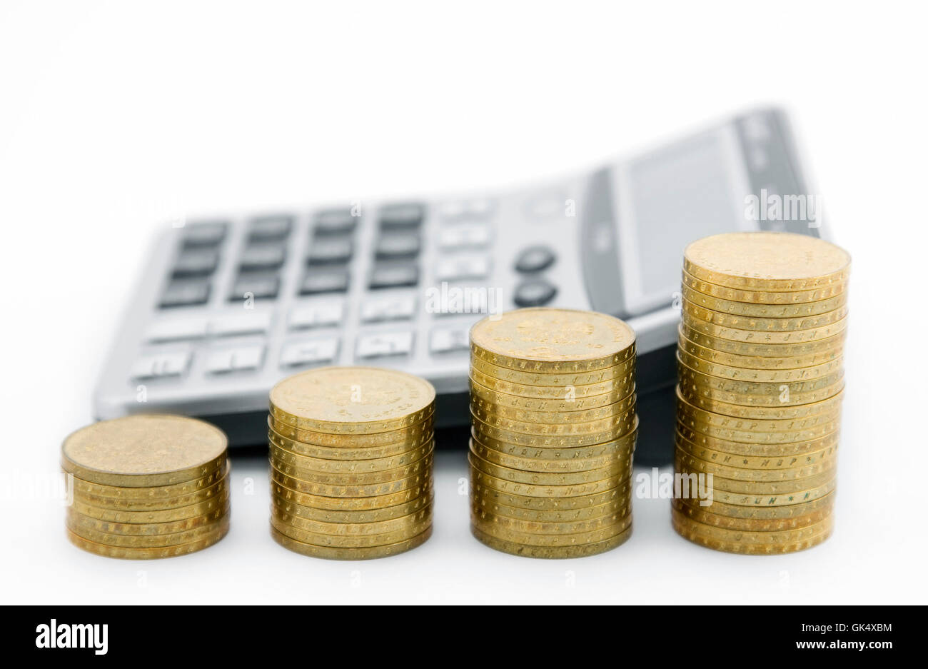 I prestiti bancari istituzione calcolo Foto Stock