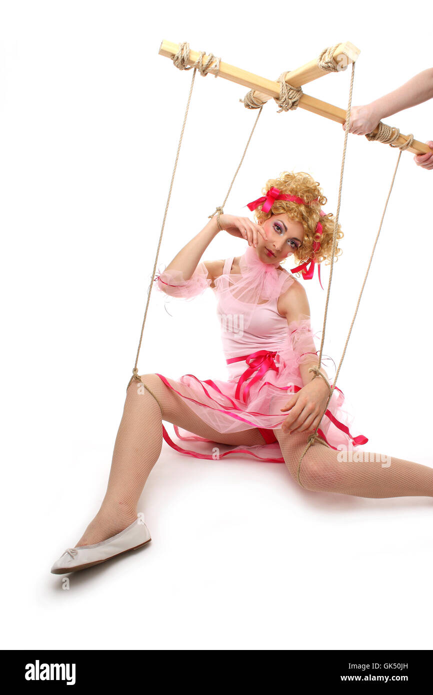 Controllati a distanza marionetta Foto Stock