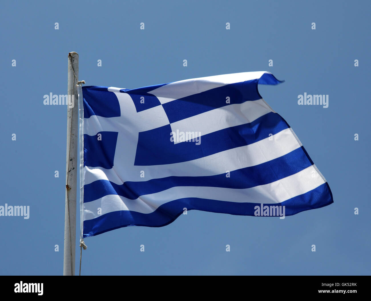 Grecia mediterraneo di acqua Foto Stock