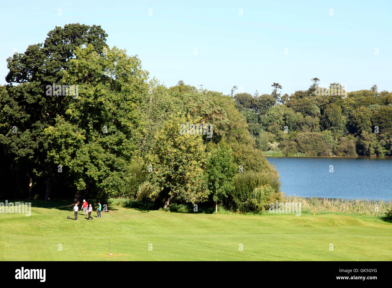 Nuremore Hotel e Country Club campo da golf affacciato su Lough Naglack, Carrickmacross Foto Stock