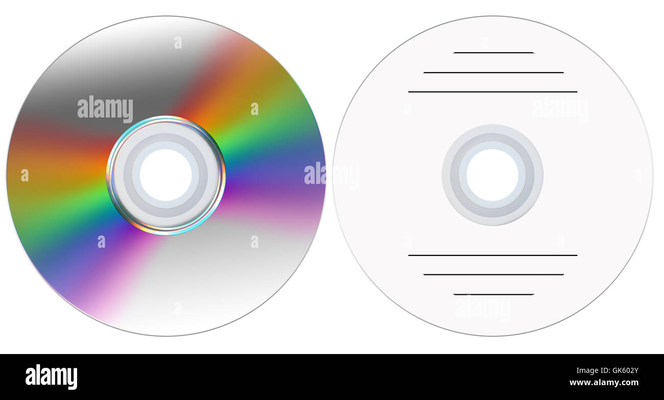 disk DVD CD Foto Stock