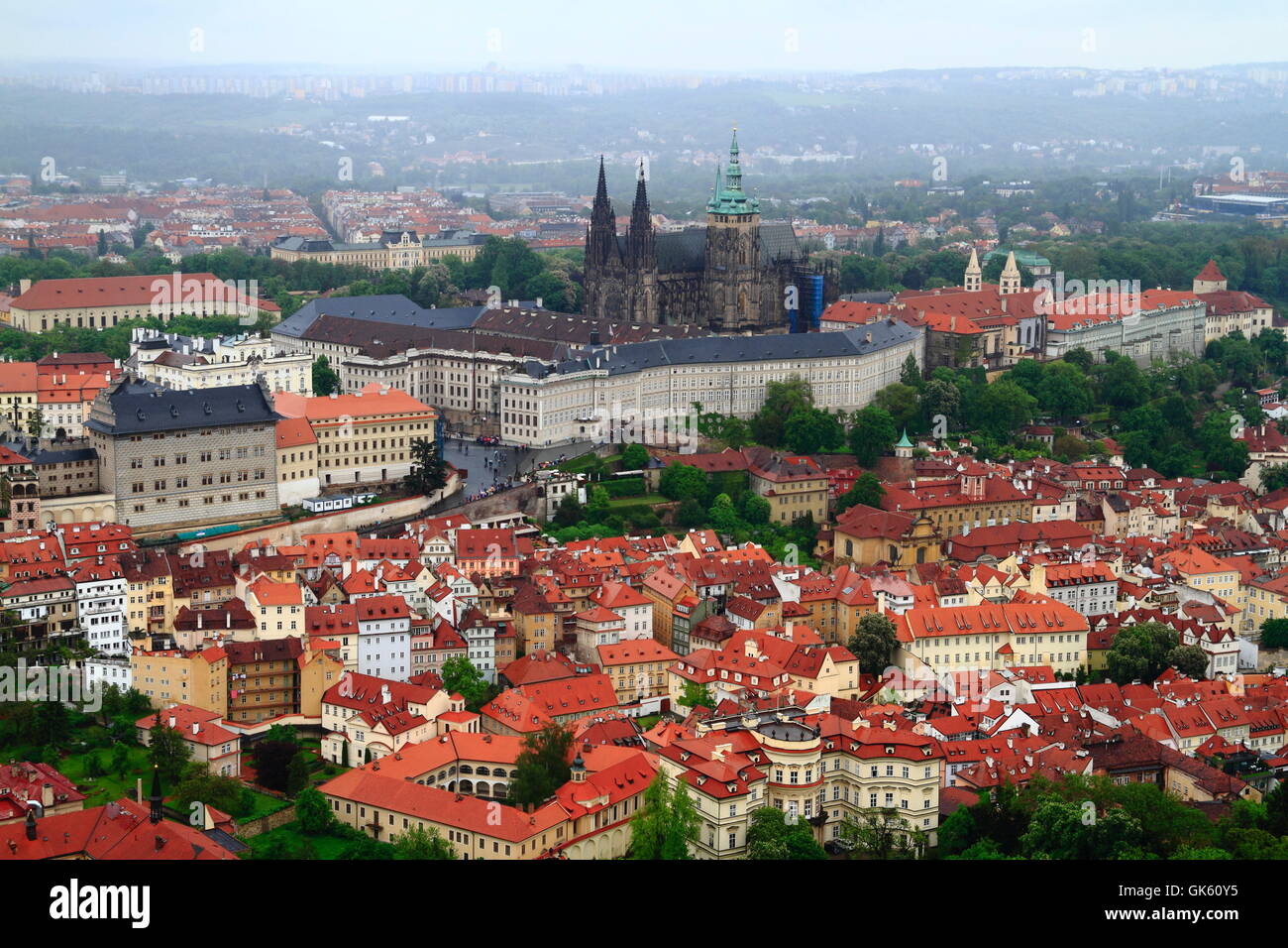 Il castello di Praga Foto Stock