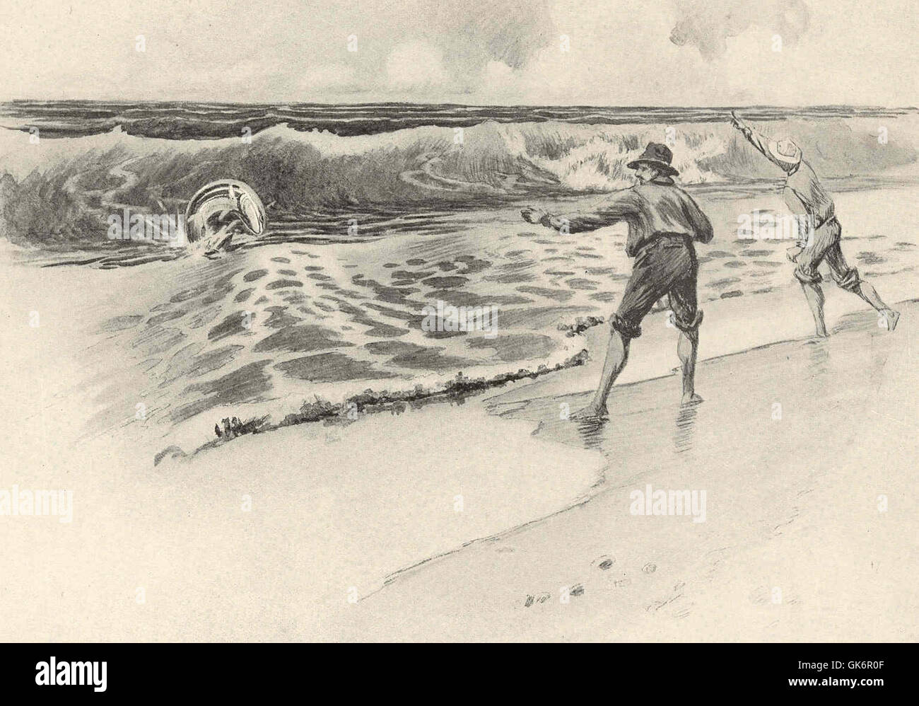 Il casting per Bluefish prevede la tecnica di pesca di questa specie predatoria, popolare tra i pescatori lungo la costa atlantica degli Stati Uniti. Famosi per i loro attacchi aggressivi e il nuoto veloce, i Bluefish sono apprezzati nella pesca ricreativa. Foto Stock