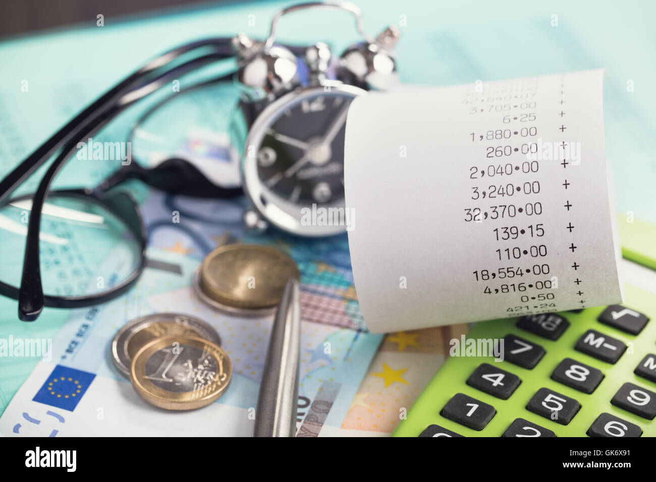 Difficoltà finanziarie nozione Foto Stock