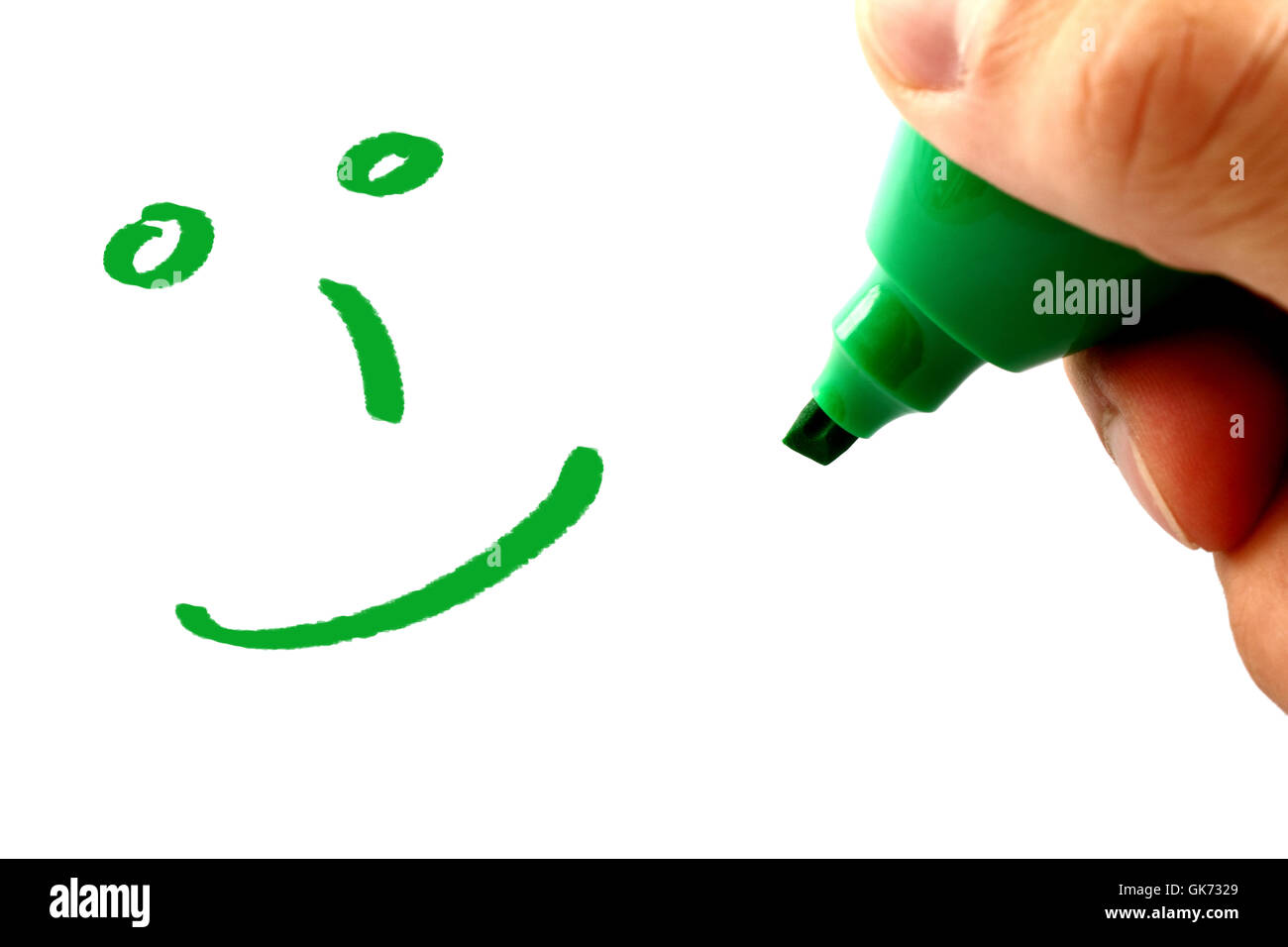 OK Croce Voto Foto Stock