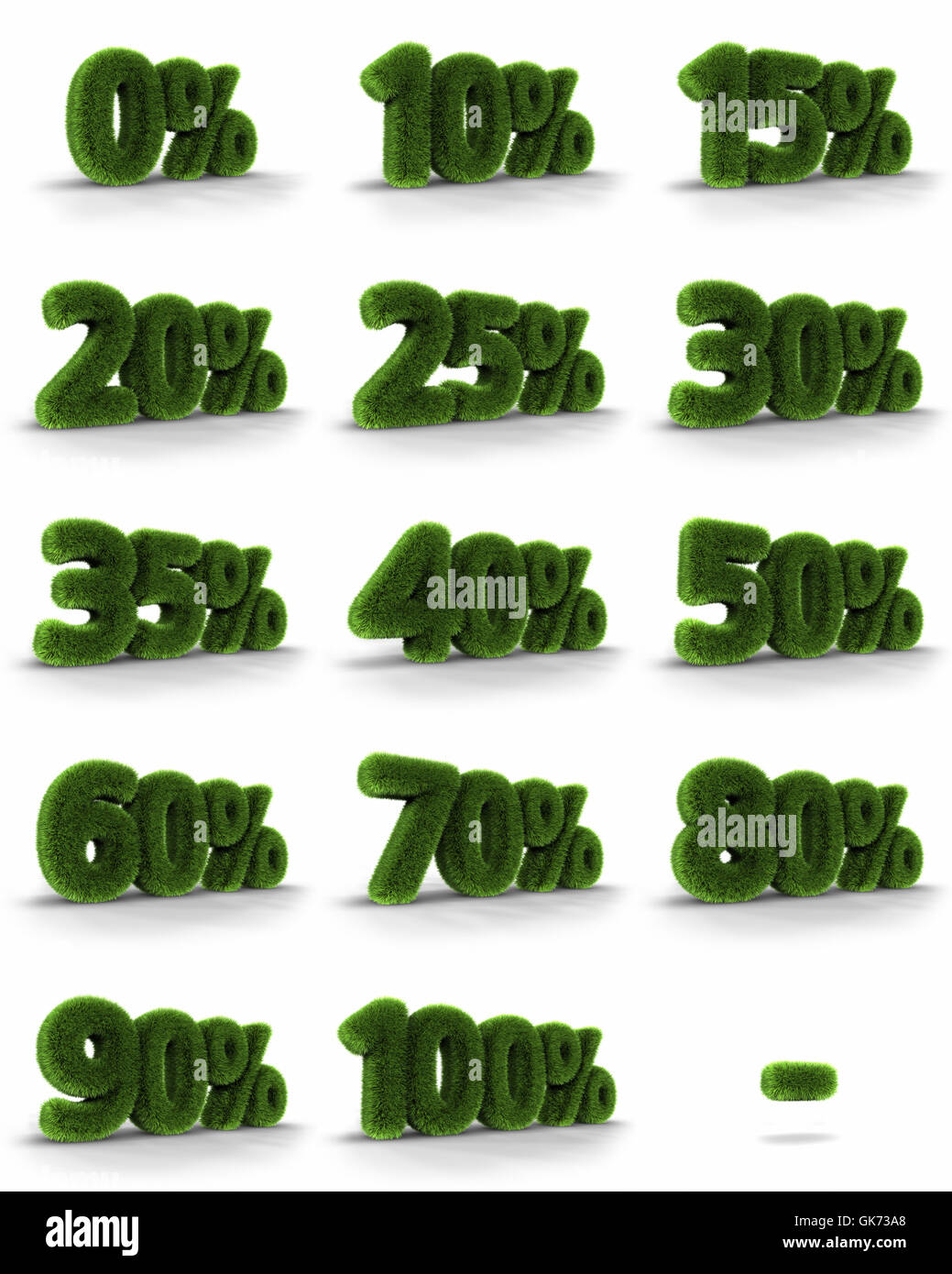 Vendita meno la percentuale Foto Stock