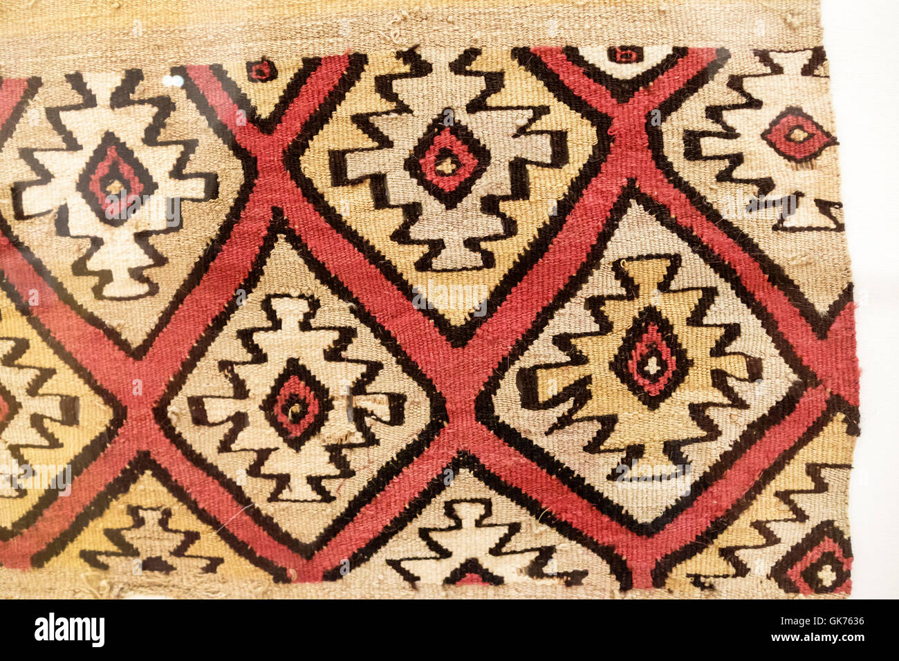 Miami Florida, Coral Gables, University of Miami, Lowe Art Museum, arte, mostra collezione pre-colombiana, tessile, stoffa, Perù, Inca Empire, Chancay Foto Stock