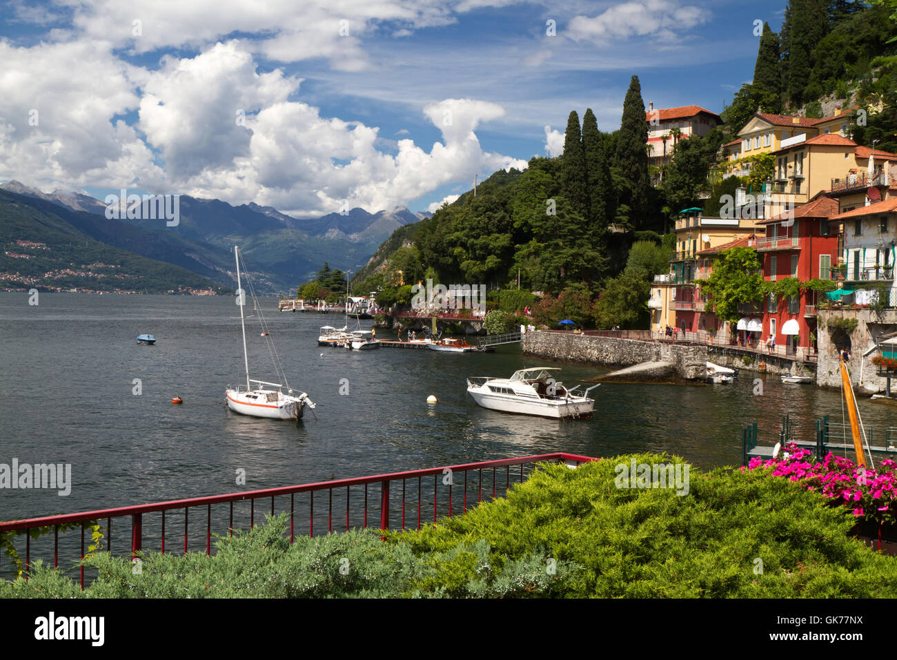 Varenna sul lago di Como, Italia settentrionale Foto Stock