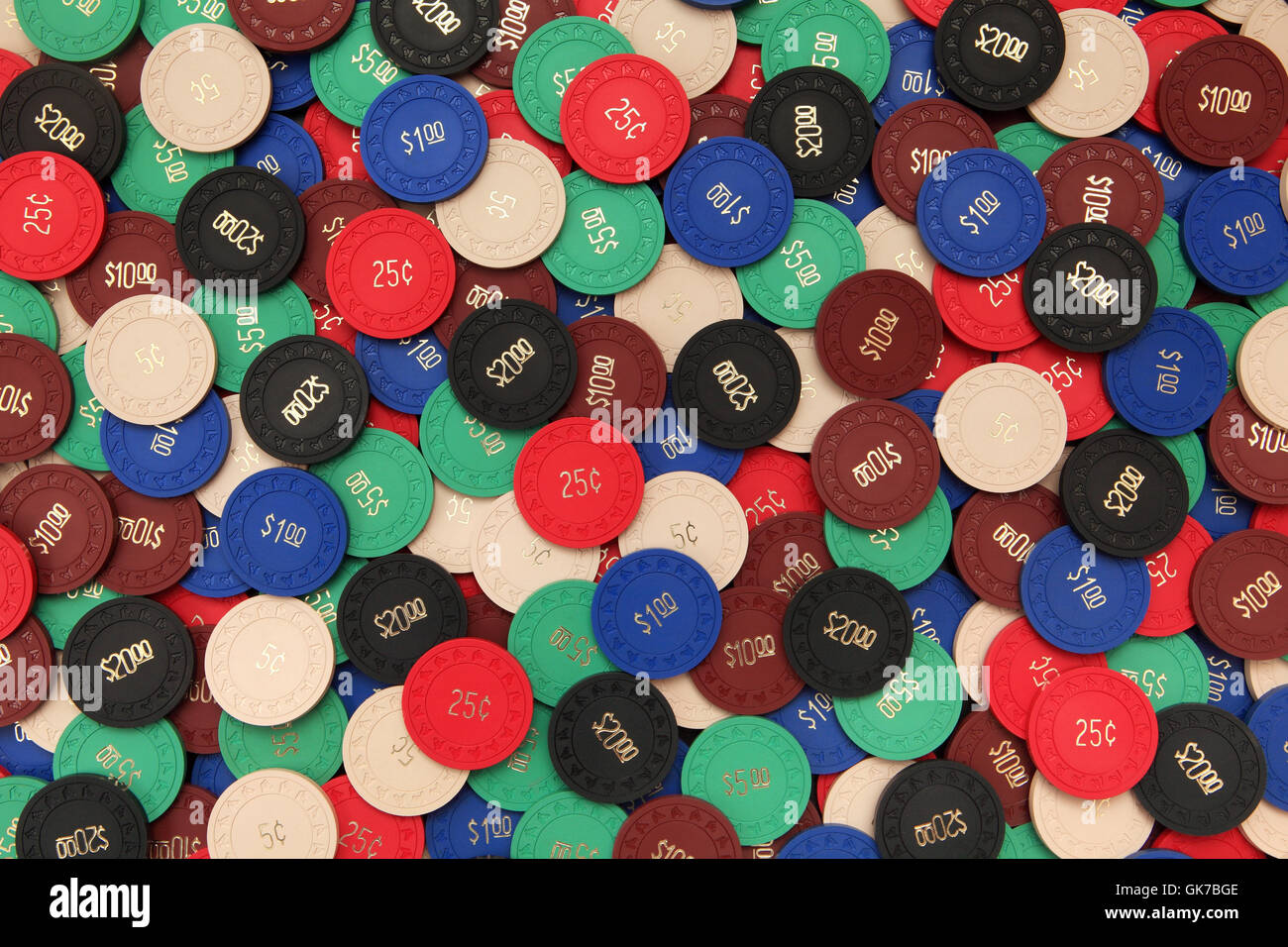 Antico gioco di casino di fortuna Foto Stock