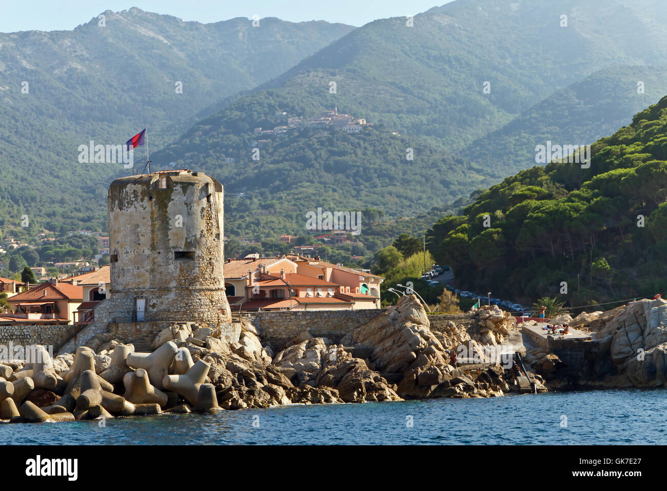 I porti di approdo italia Foto Stock