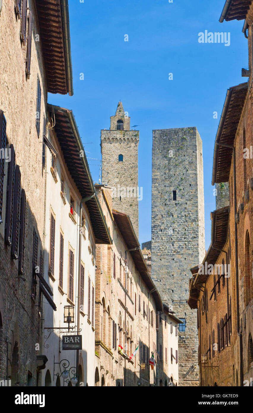 Costruzione casa torre Foto Stock