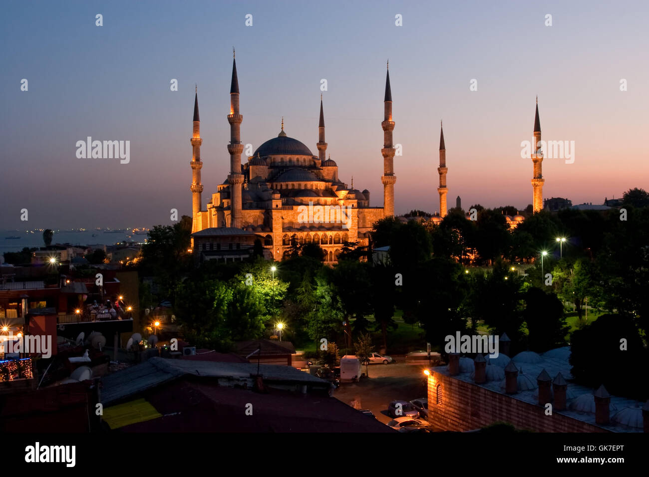 Sultan Ahmed moschea Foto Stock