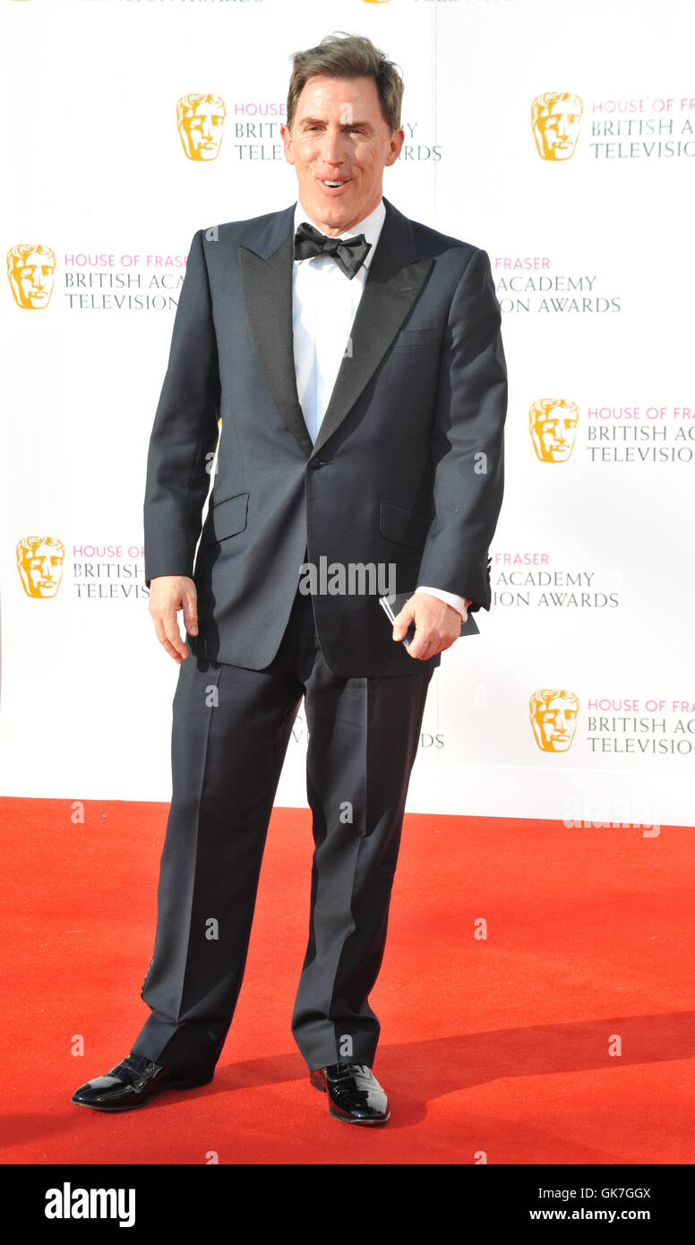 House of Fraser televisione BAFTA Awards tenutosi presso il Royal Festival Hall - Arrivi con: Rob Brydon dove: Londra, Regno Unito quando: 08 Maggio 2016 Foto Stock
