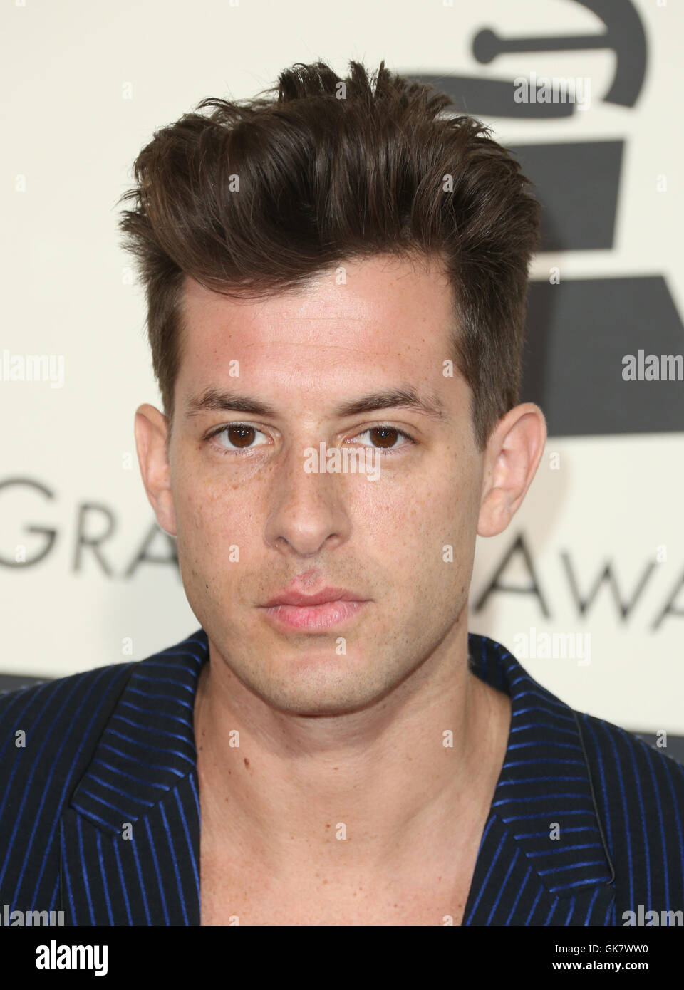 58Th Annual Grammy Awards - Gli arrivi con: Mark Ronson dove: Los Angeles, California, Stati Uniti quando: 14 Feb 2016 Foto Stock