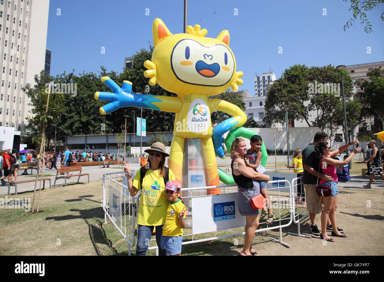 Vista generale, Agosto 17, 2016 : il Rio 2016 Giochi Olimpici di Rio de Janeiro in Brasile. © Giovanni Osada AFLO/sport/Alamy Live News Foto Stock