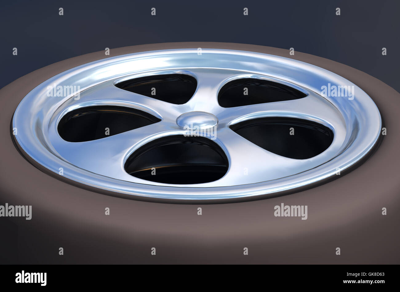 wheel fragment Foto Stock