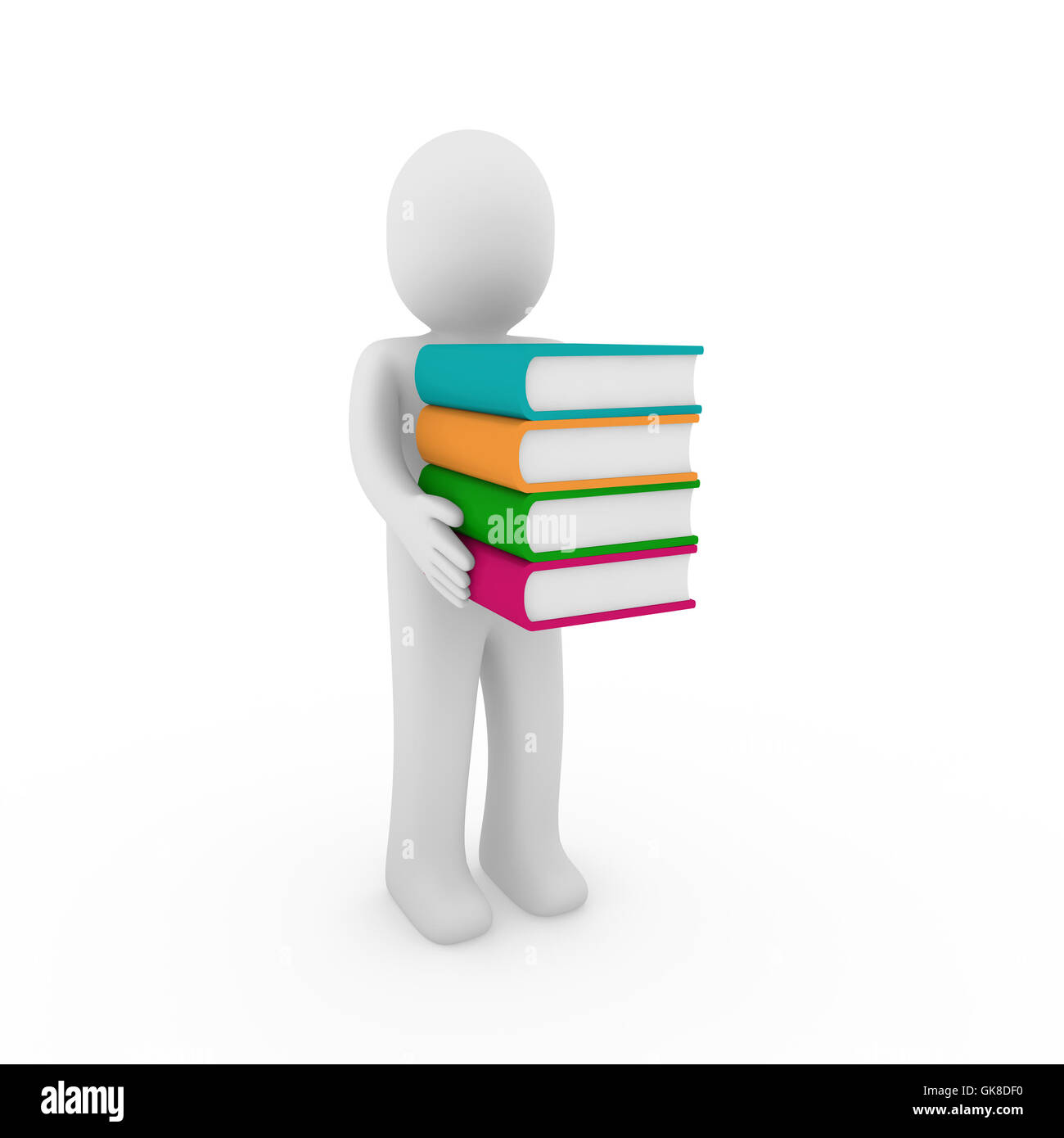 libro umano 3D Foto Stock