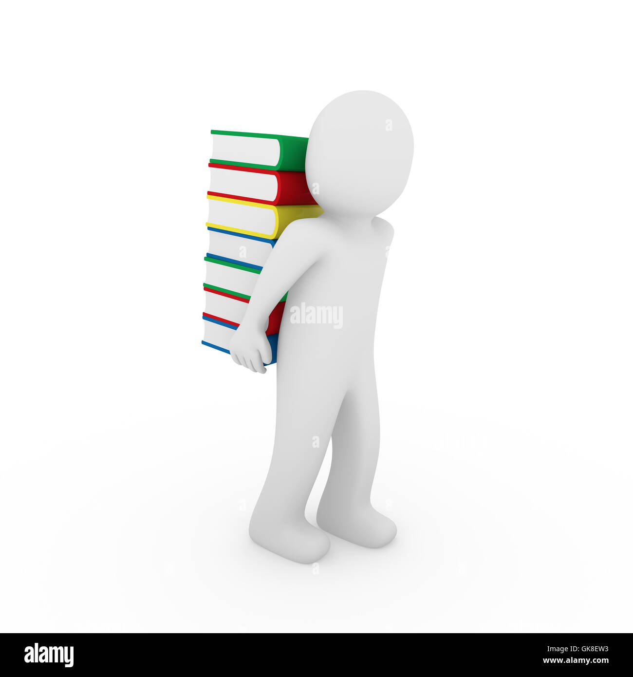 3d umani bear book Foto Stock