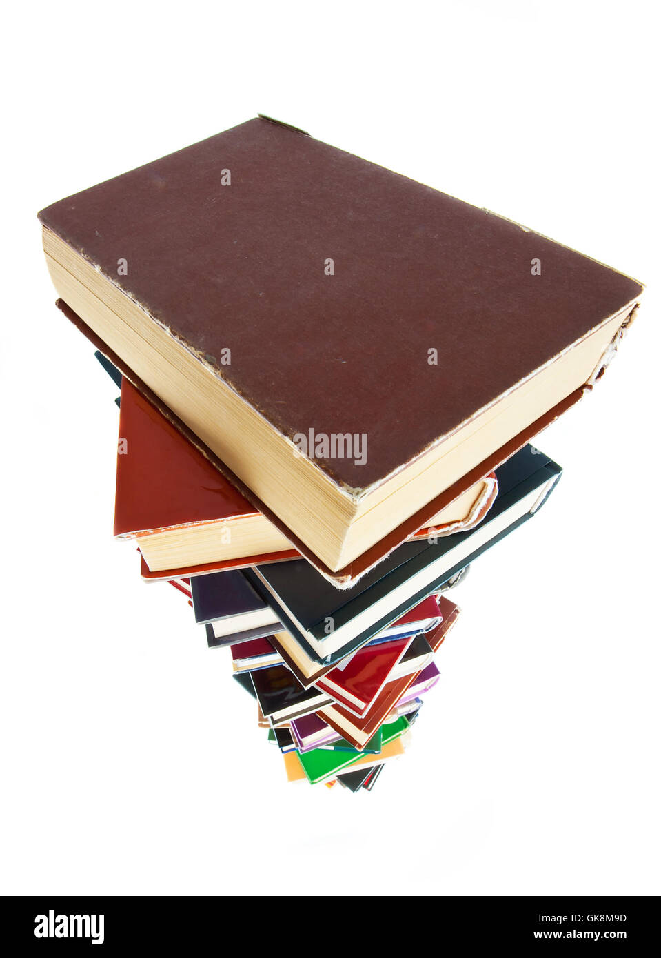 Libri heap stack Foto Stock