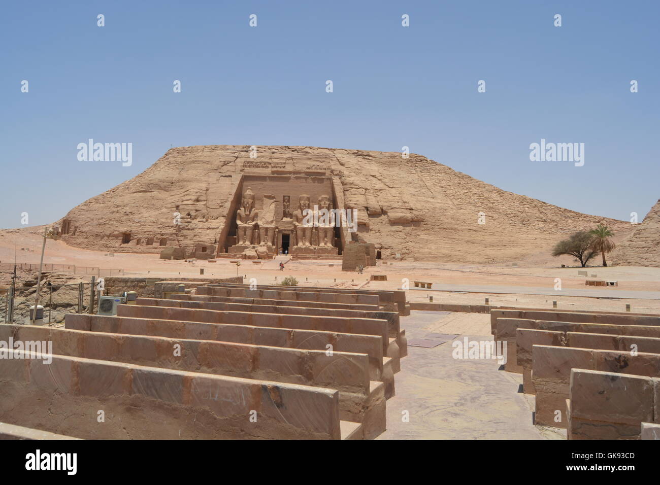 Ambu Simbel Foto Stock