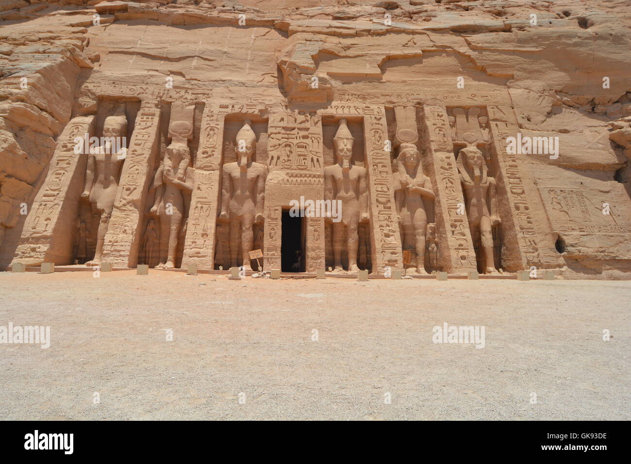 Ambu Simbel Foto Stock