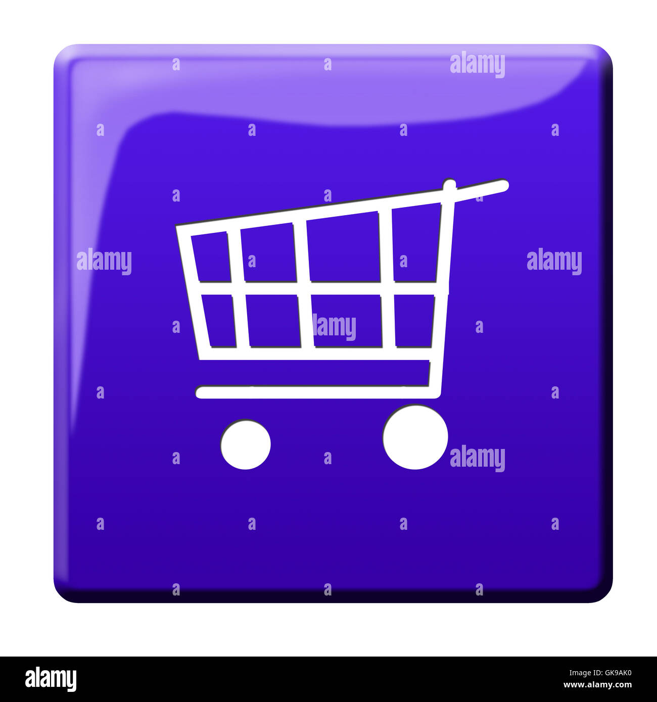 pulsante negozio Foto Stock