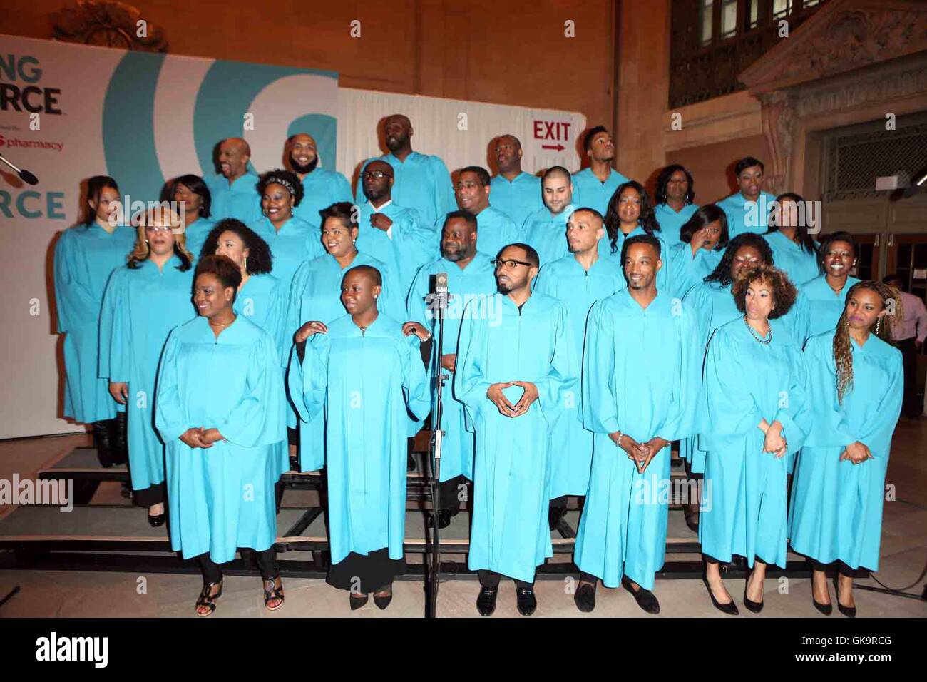 Il Grammy award-winning singer Patti LaBelle apre la terza nazionale annuale della Donna salute polmonare settimana al Grand Central Terminal con la American Lung Association a Vanderbilt Hall dotata di: East Coast cantanti di ispirazione dove: la città di New York New York, Foto Stock