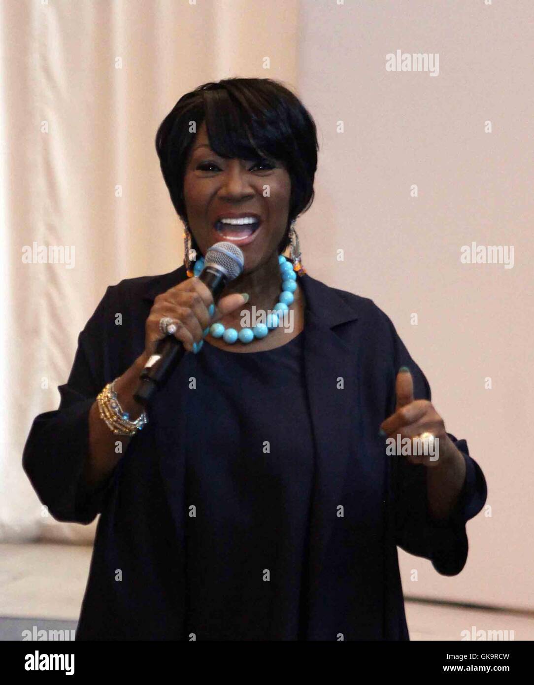Il Grammy award-winning singer Patti LaBelle apre la terza nazionale annuale della Donna salute polmonare settimana al Grand Central Terminal con la American Lung Association a Vanderbilt Hall dotata di: Patti LaBelle dove: la città di New York, New York, Stati Uniti quando Foto Stock