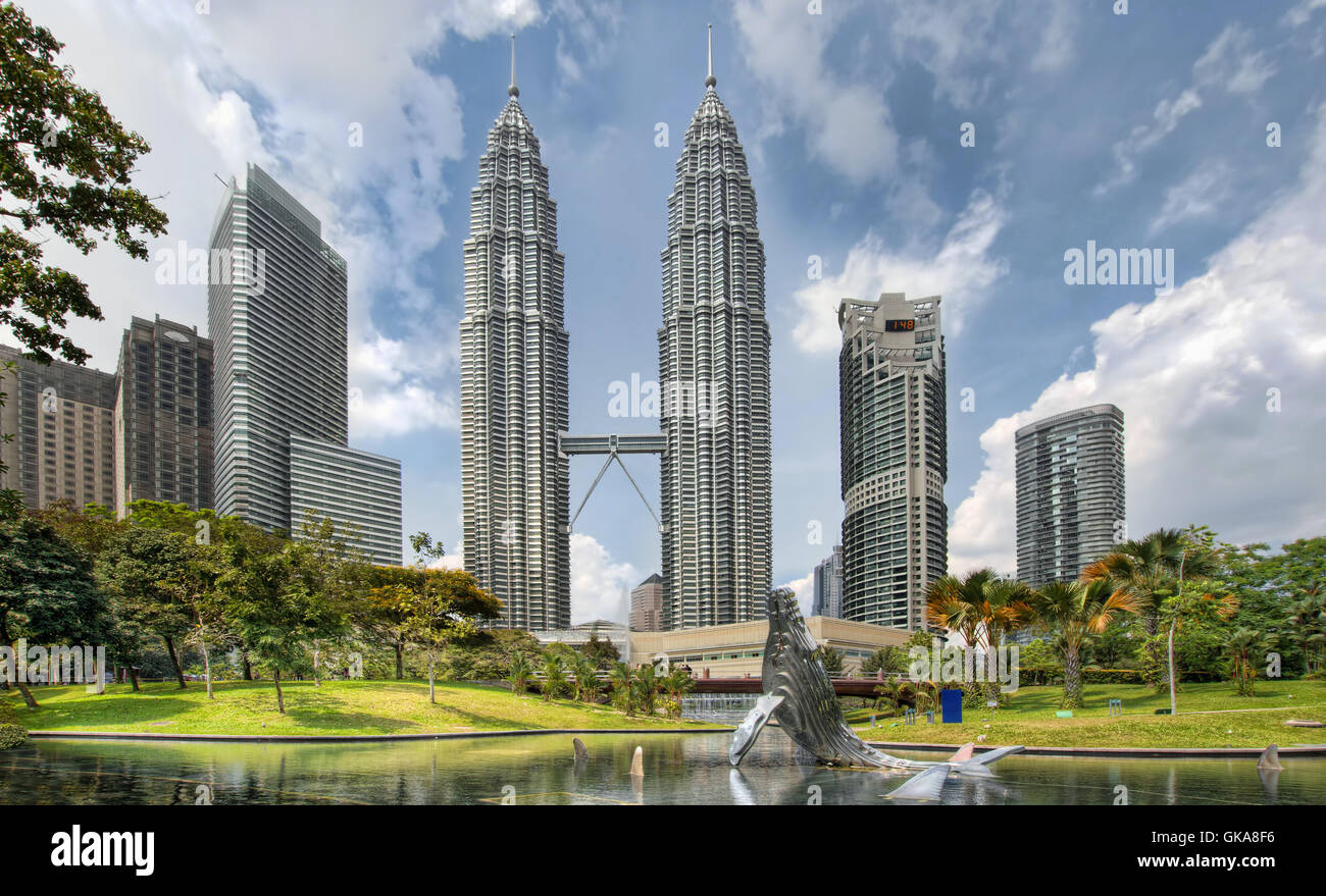 Parco della città di città Foto Stock