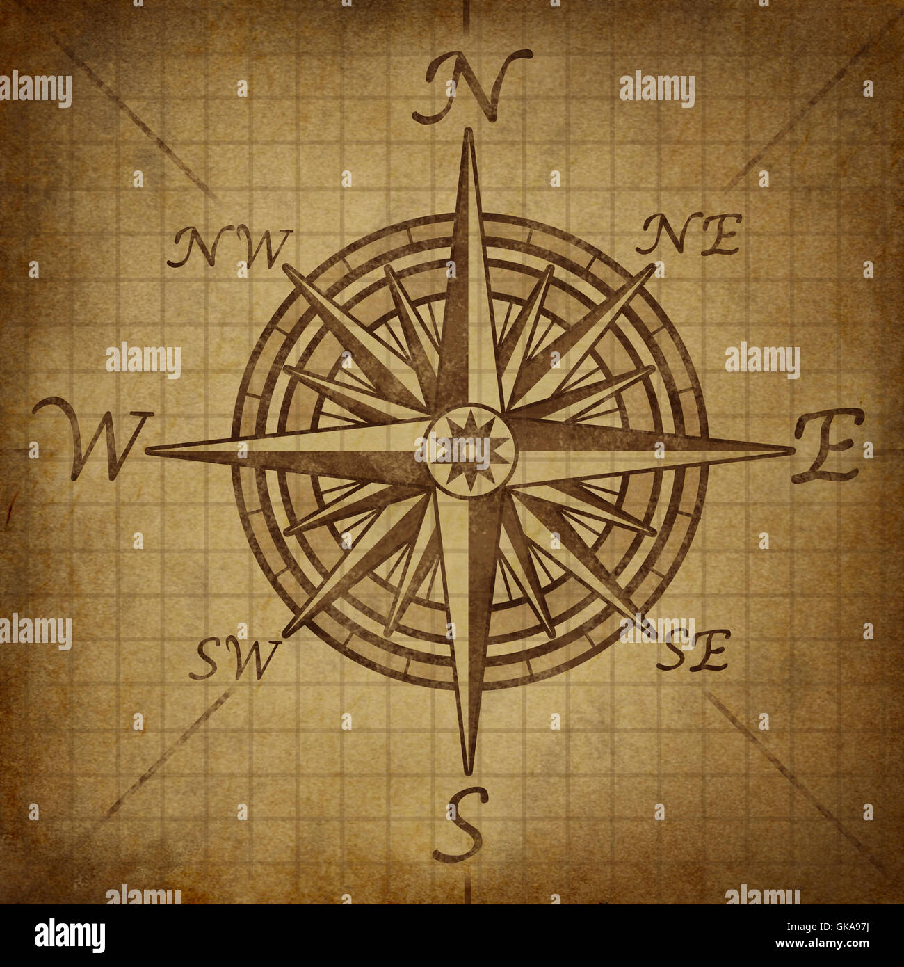 Travel north pole navigation Foto Stock