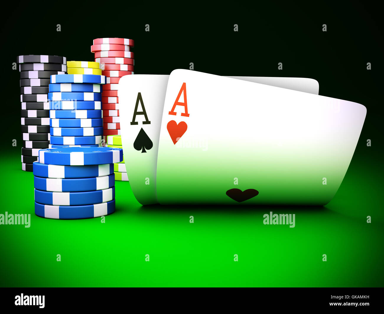 Gioco del casino di fortuna il gioco d'azzardo Foto Stock