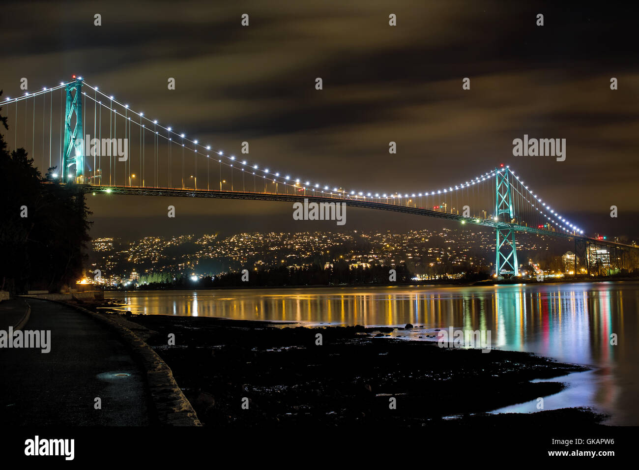 Trasporto di traffico bridge Foto Stock