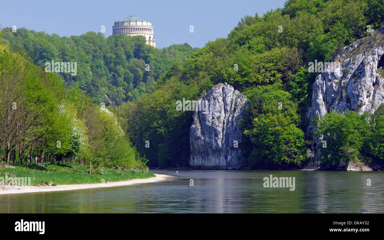 Storia di acqua di fiume Foto Stock