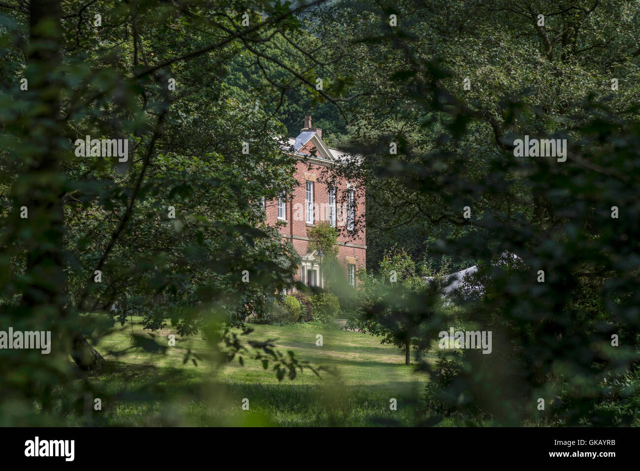 Rivington Hall. Il Grade ii Listed è un edificio Georgiano in Rivington, Lancashire, Inghilterra. Foto Stock