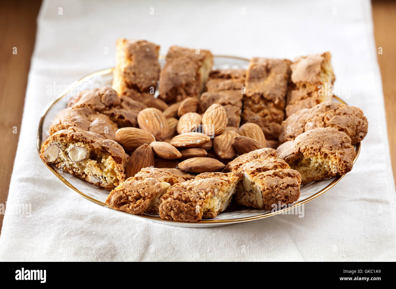 Ammenda cantuccini biscotti Foto Stock