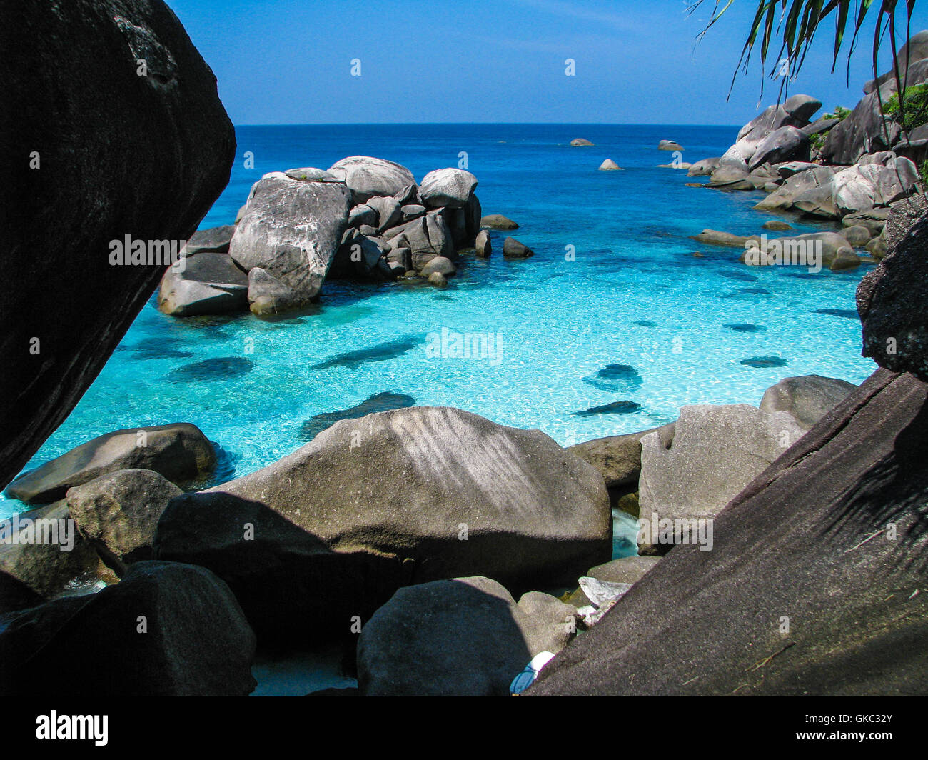 Mare spiaggia La spiaggia Foto Stock