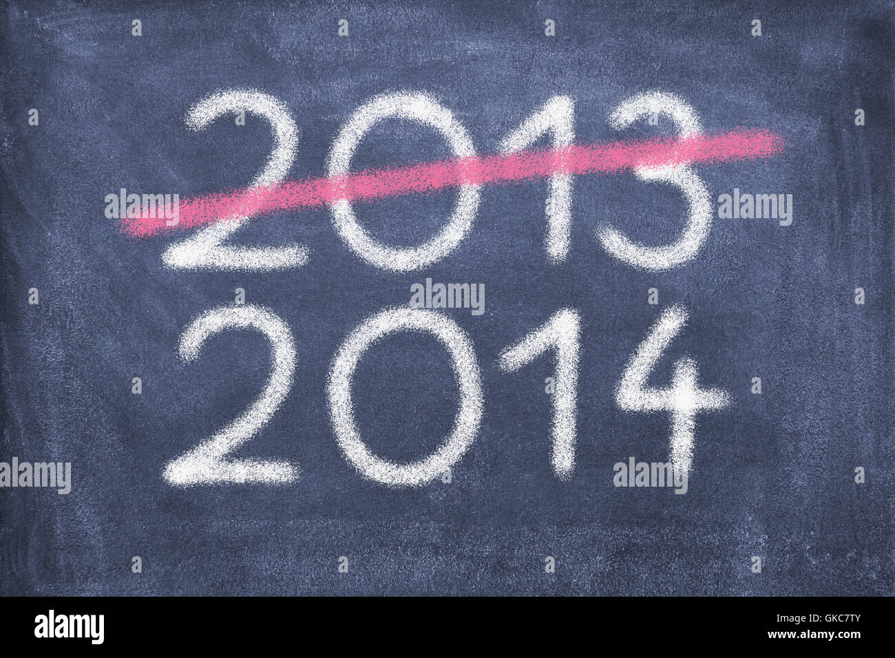 Bordo nero verde Foto Stock