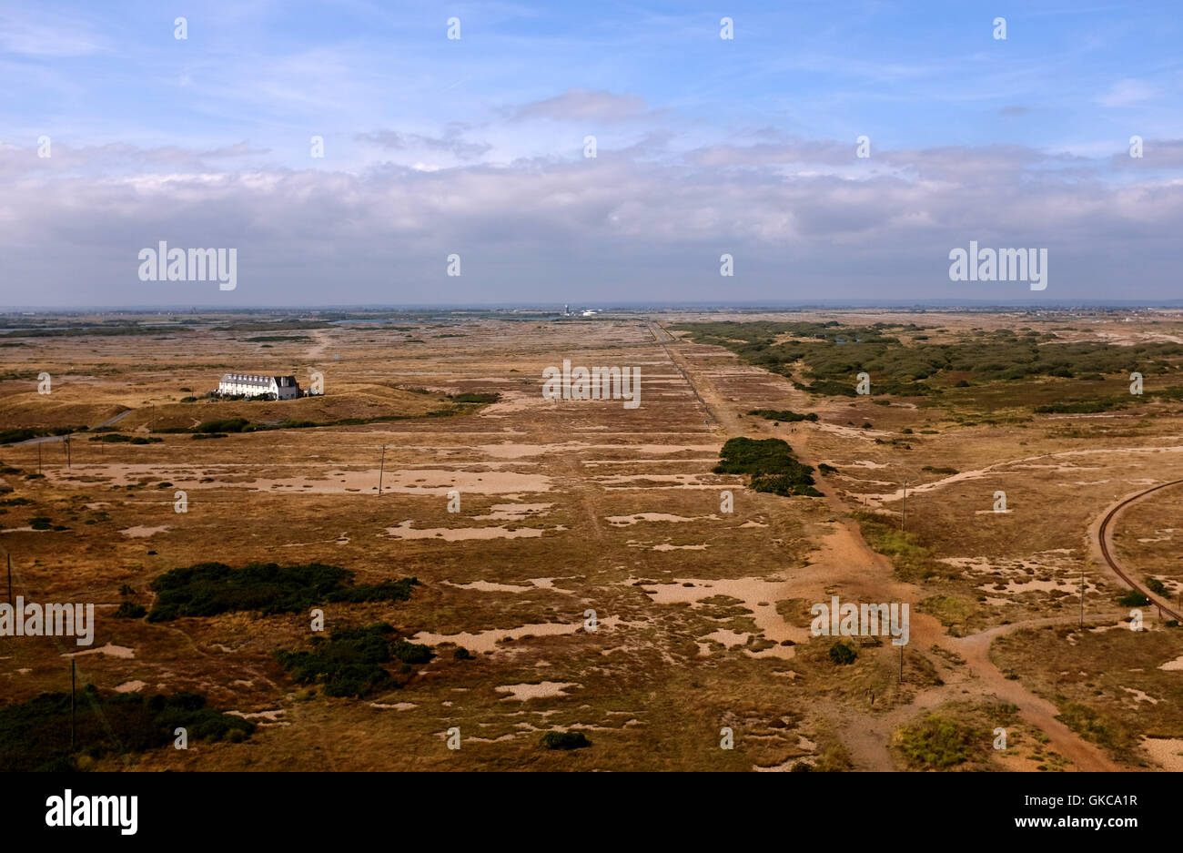 Vista su Dungeness Kent REGNO UNITO Foto Stock