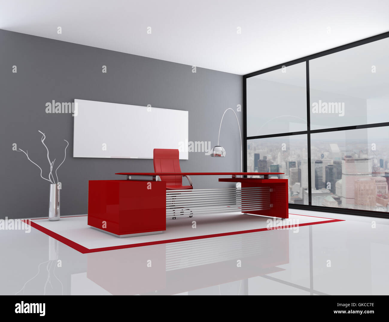 Poltrona scrivania in ufficio Foto Stock