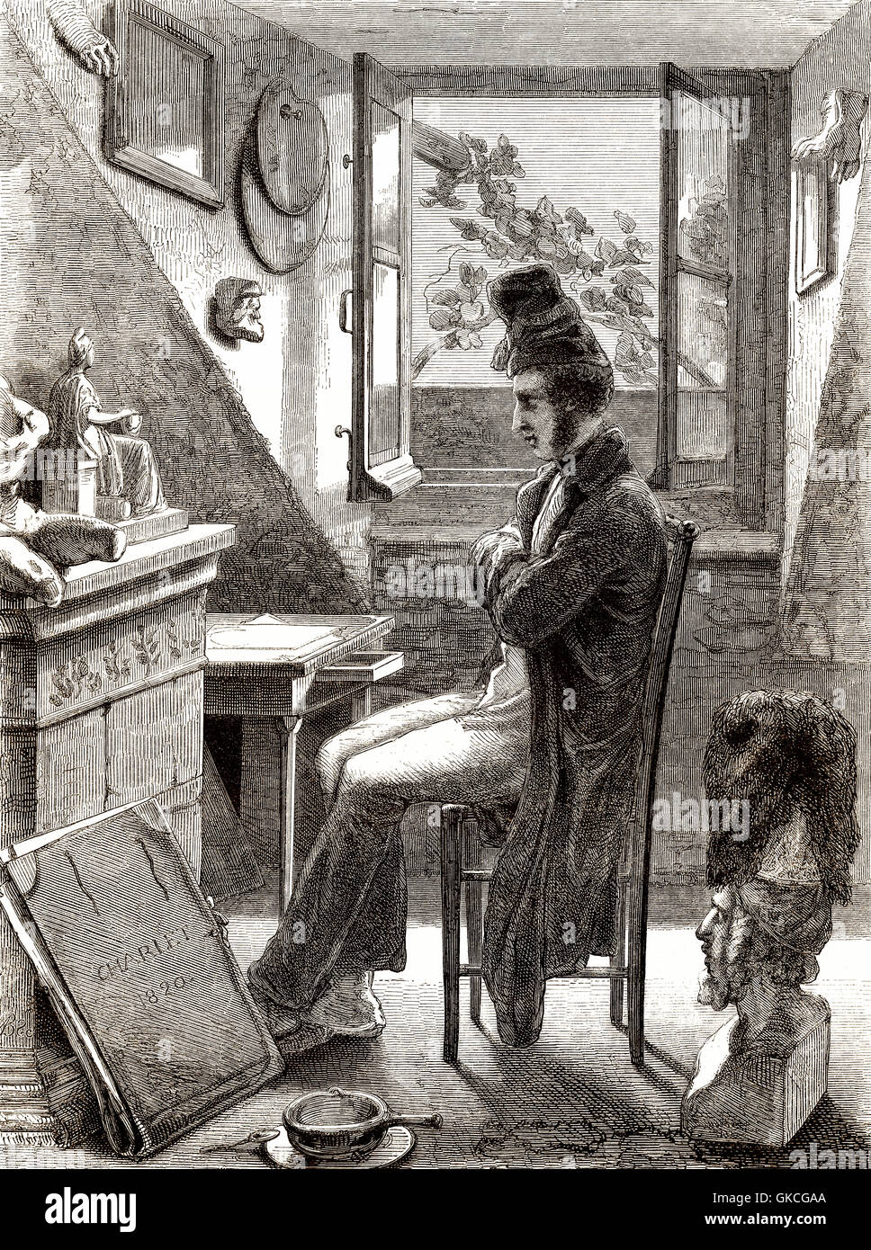 Nicolas Toussaint Charlet, 1792-1845, un francese, disegnatore e pittore Foto Stock
