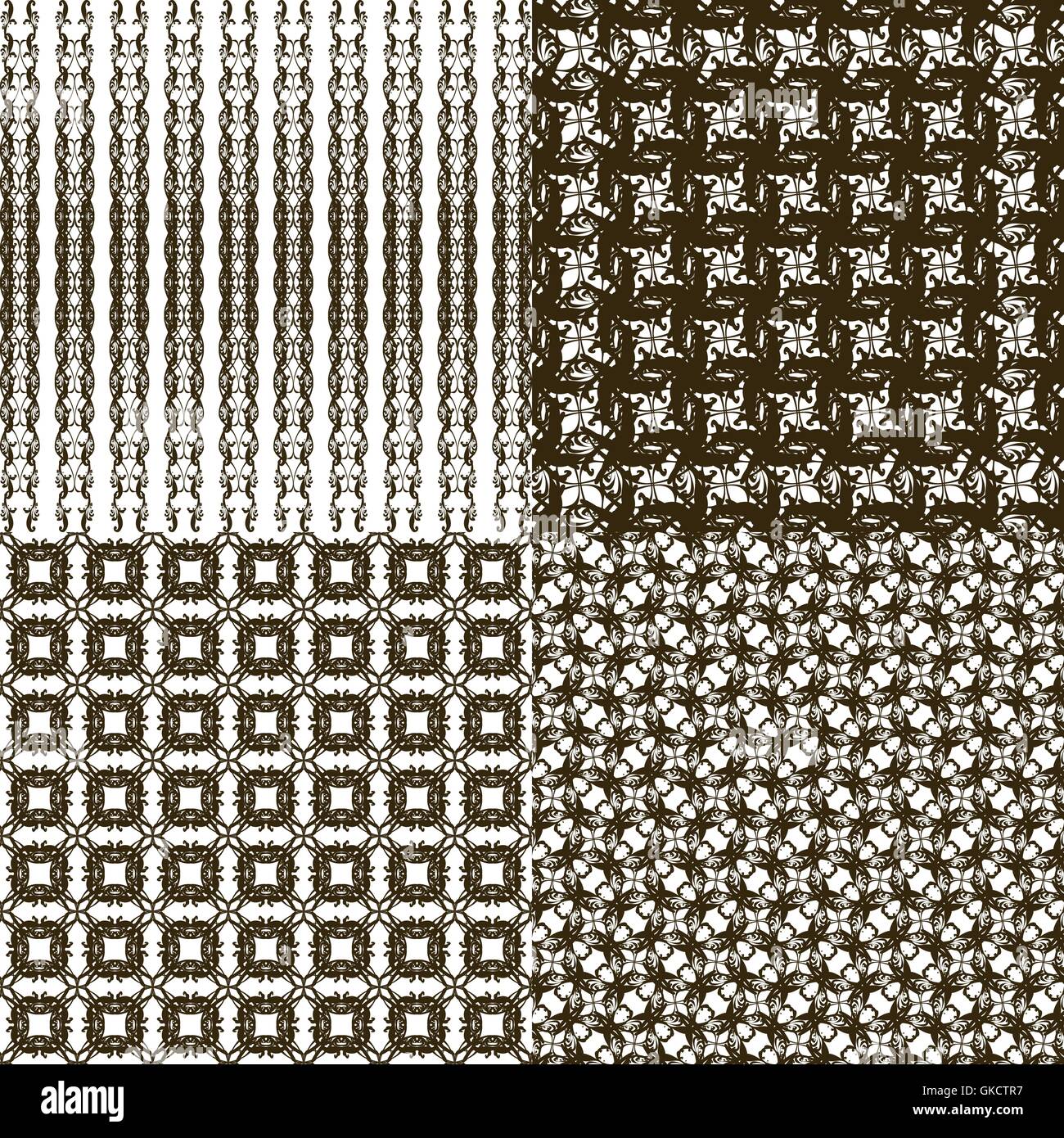 Imposta motivo - geometrica semplice texture moderna per il vostro design. Illustrazione Vettoriale