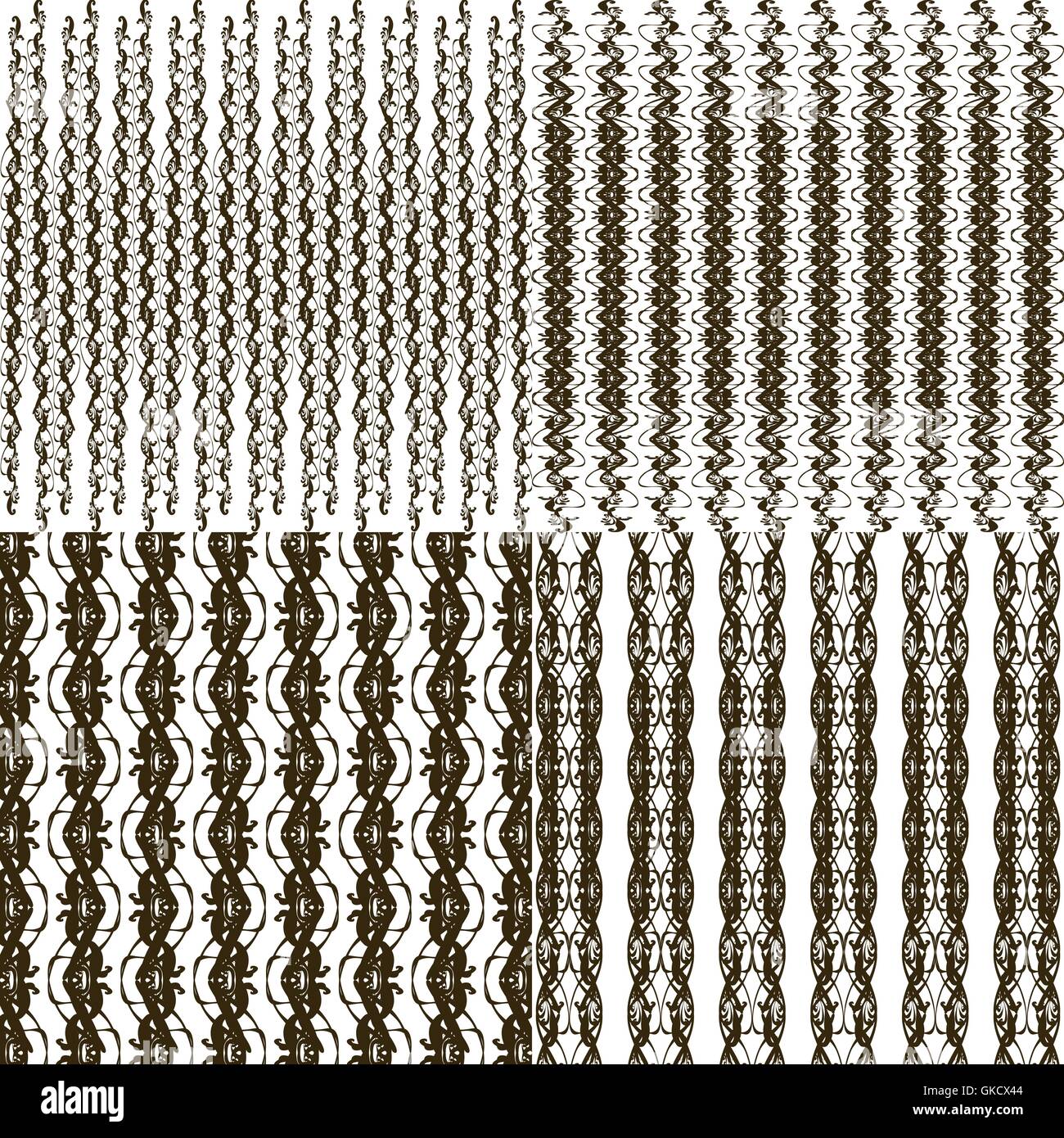 Imposta motivo - geometrica semplice texture moderna per il vostro design. Illustrazione Vettoriale