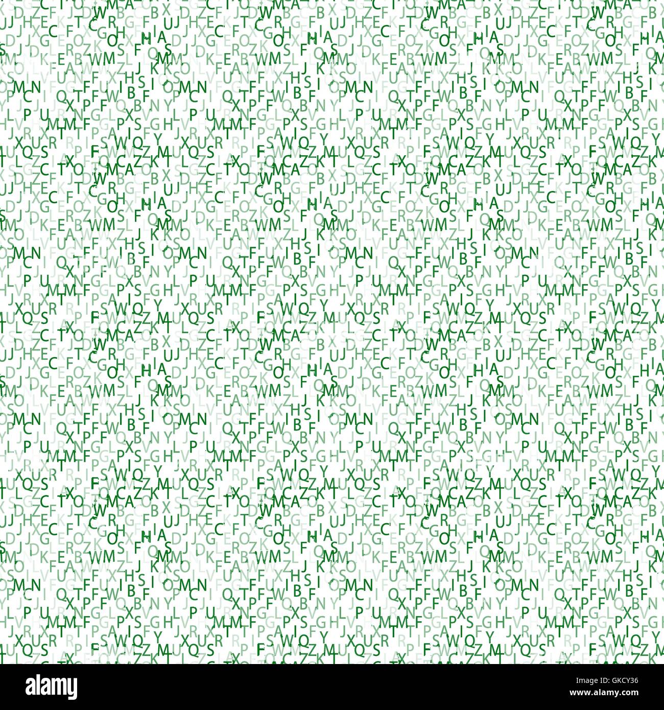 Sfondo di matrice con il verde dei simboli. Modello senza giunture. Vettore Illustrazione Vettoriale