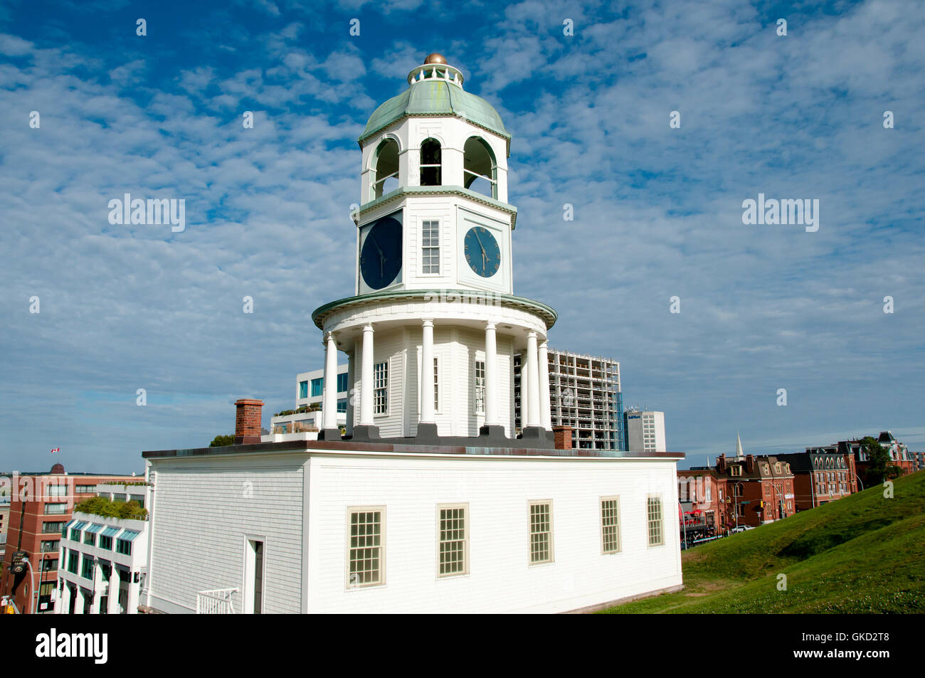 Città Vecchia orologio - Halifax - Nova Scotia Foto Stock